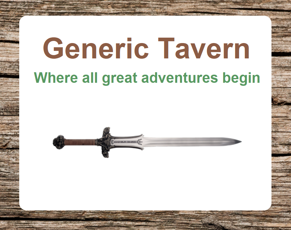 Generic Tavern